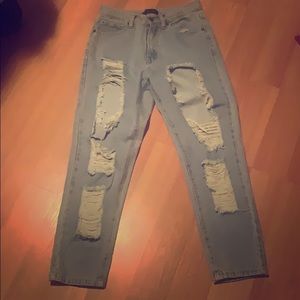 Rosebullet Ripped Mom Jeans